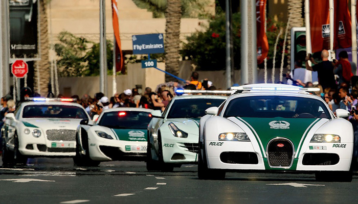 Rejestracja Czasu Pracy.Policja w Dubaju
