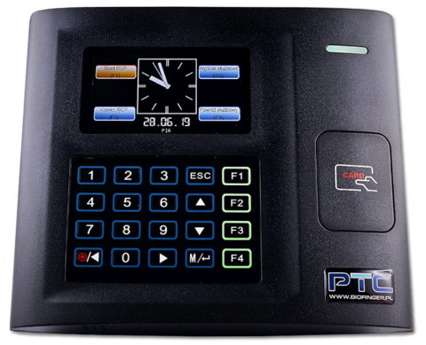 Rejestrator czasu pracy RCP na karty zbliżeniowe RFID.US15C-RF