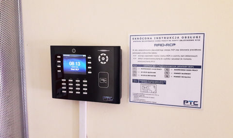 Rejestrator czasu pracy RFID.S880