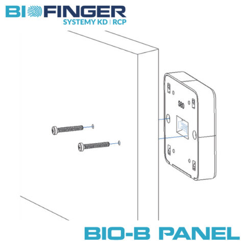 Elektroniczny zamek meblowy z zewnętrznym panelem na kartę zbliżeniową RFID BIO-B-Panel