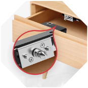Hidden Cabinet Locks